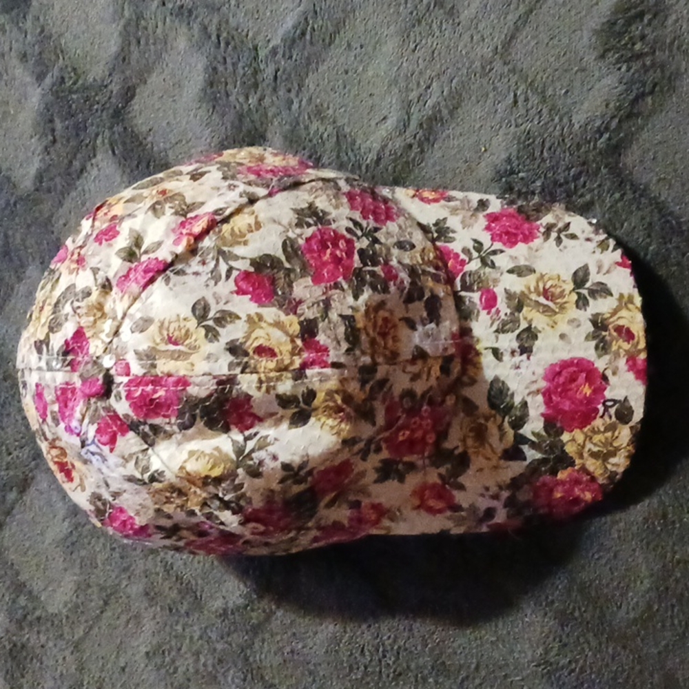 Cream Flowered Sequins